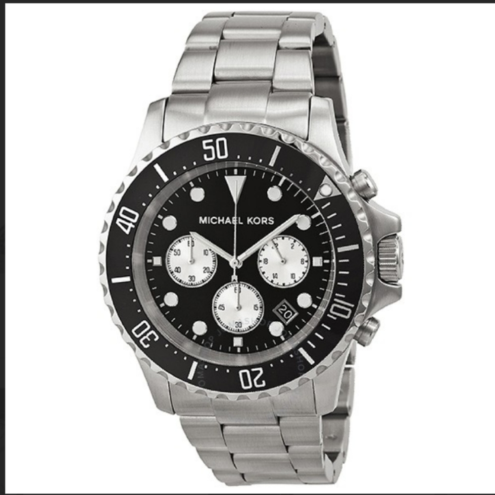 Silver Michael Kors Chronograph  Watch